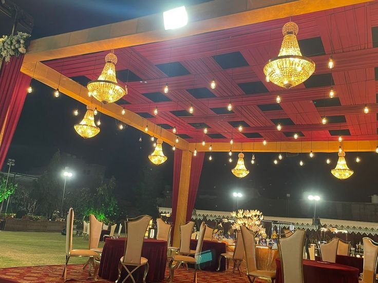 Haldi Yellow Ceremony Decoration India Kanpur